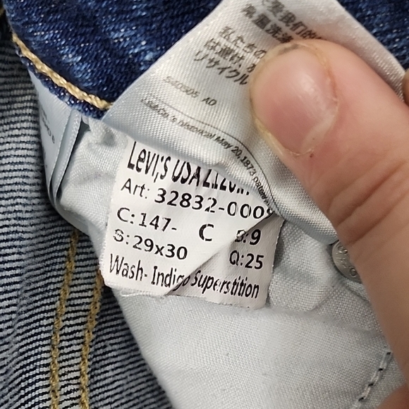 Levi's Women's Blue Jeans Orange Tab - Picture 8 of 8